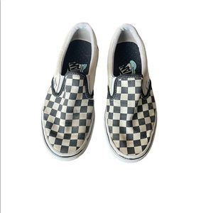 Vans Off The Wall Classic Checkered Slip On Shoes